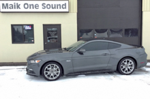 2016 Ford Mustang GT with professional window tint in North Bay